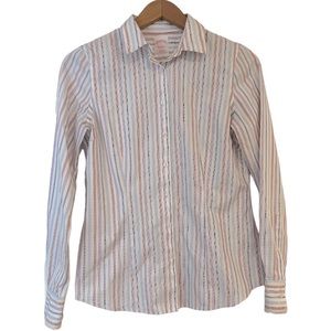 NWOT Brooks Brothers fitted striped blouse.